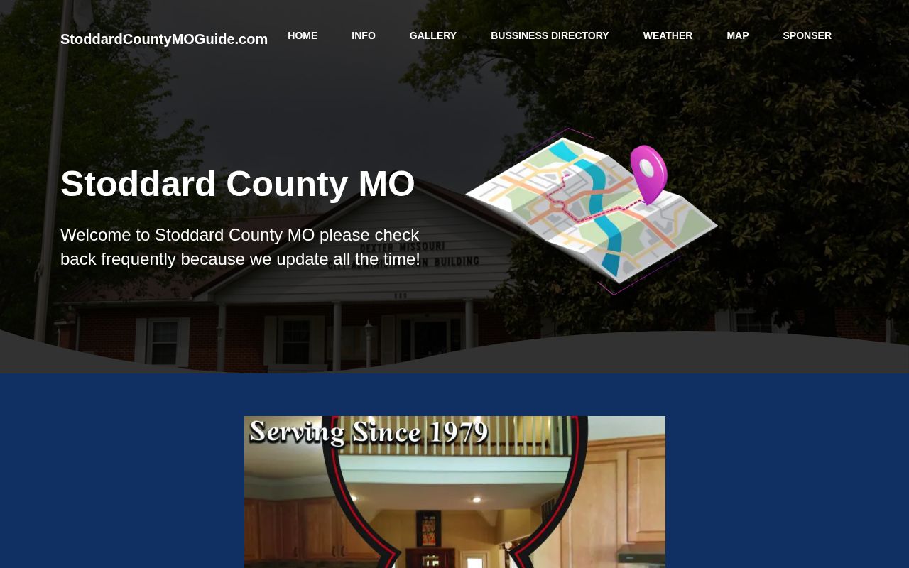 Directory page with Bernie Police Department contact information