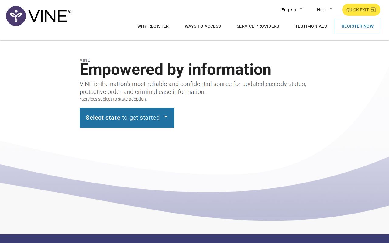 Stoddard County VINELink custody search screen for Missouri records